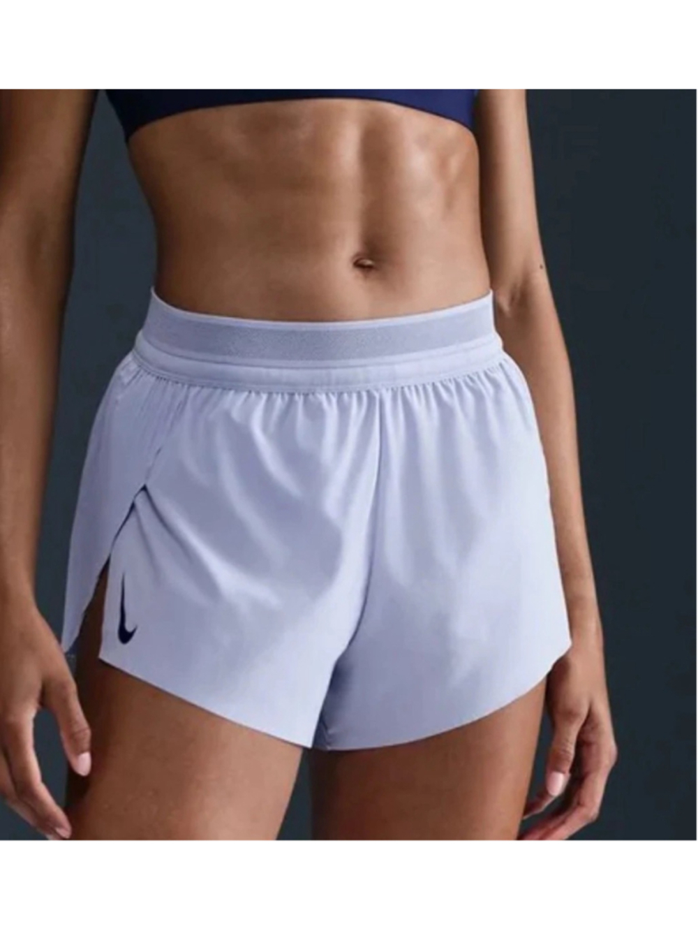 NWT NIKE AeroSwift Dri-FIT ADV Running Shorts Ghost FN2328-057 Women’s XL